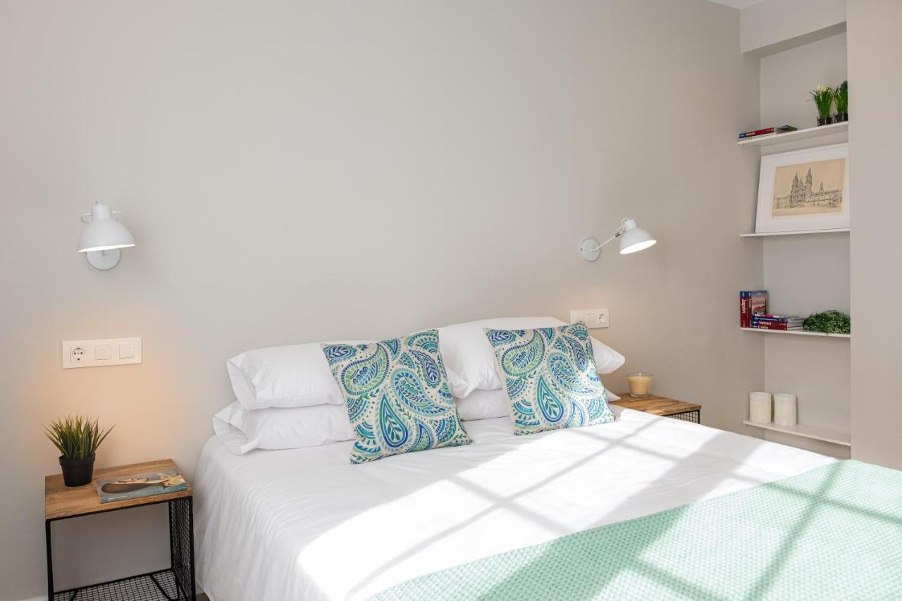 Apartamento De Diseno Centrico Con Terraza Espectacular Santiago de Compostela Exterior foto